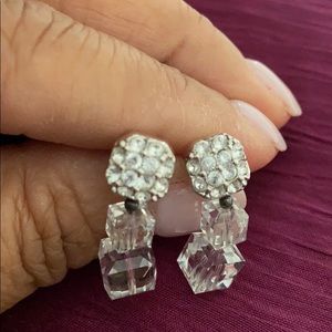 Rhinestone earrings
